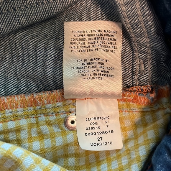 Pilcro and the Letterpress Anthropologie Mid Rise Shorts Size 27 - Picture 11 of 16